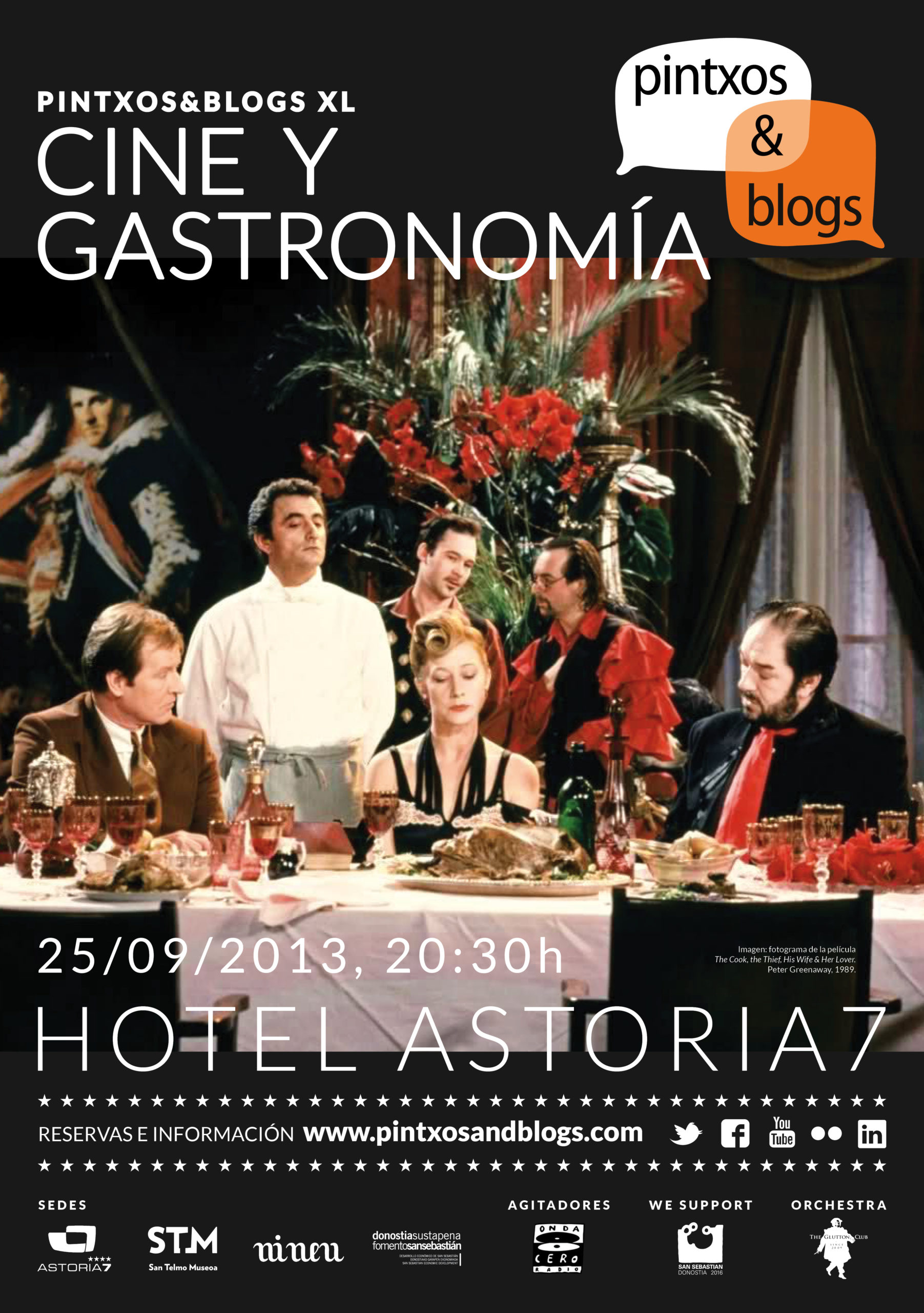 Pintxos&Blogs XL. Cine y gastronomía. 2013.09.25, Hotel Astoria7